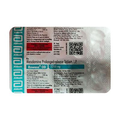ROWASA OD Tablet 10's - Ulcerative Colitis/Bowel Inflammatory Disease-GIT