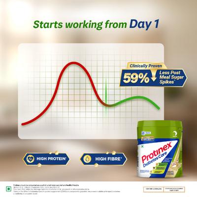 Protinex Diabetes Care Powder - Creamy Vanilla Flavour 400 g - Diabetes (Fitness)
