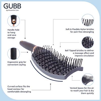 GUBB Vent Hair Brush With Pin - Elite 1's - Hair Brushes