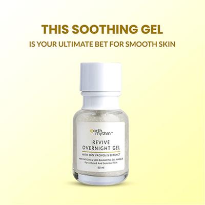 Earth Rhythm Revive Overnight Gel With 20% Propolis 50 gm - Face Gels