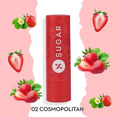 SUGAR Cosmetics Tipsy Lips Moisturizing Balm - 02 Cosmopolitan 4.5 gm - Lip Balms