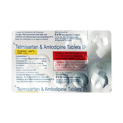 TELMISAT AM 5 Tablet 15's - Hypertension-Ana