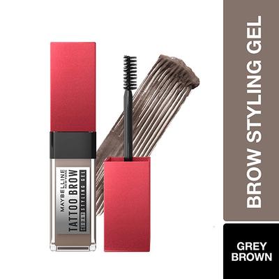 Maybelline Tattoo Brow 3 Day Styling Brow Gel Grey Brown Semi-Permanent Tinted Eyebrow Gel 6 ml - Eyebrow Pencils & Enhancers