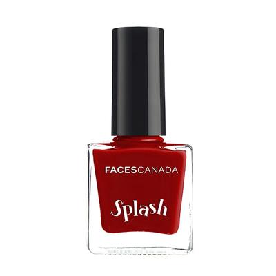 Faces Canada Splash Nail Enamel Cherry Red 110 8 Ml - Nail Polish