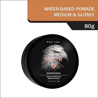 Bad Lab Supersonik Water-Based Pomade (Medium & Glossy) 80 gm - Pomades