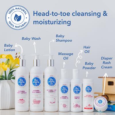 The Moms Co. Everything For Baby With Suitcase Gift Box 925 gm - Creams, Lotions & Oils