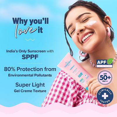 Aqualogica Radiance + Dewy Sunscreen With Watermelon & Niacinamide With SPF 50 & Pa +++ 80 gm - Body Sunscreen