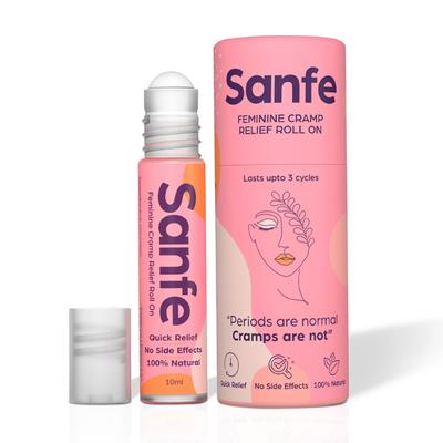 Sanfe Feminine Cramp Relief Roll On Gel 10 ml - Intimate Care