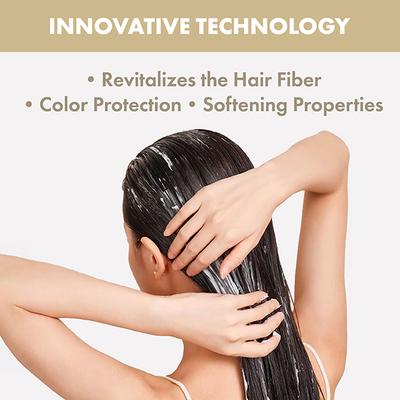 Alfaparf Milano Diamond Illuminating Mask - Splitend Repair, Shine, Straight,Wavy Hair 500 ml - Hair Masks & Packs