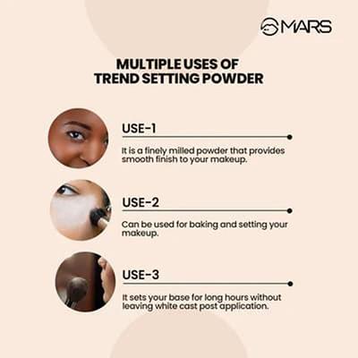 MARS Trend Setting Powder - Matte Translucent 8 gm - Loose Powder