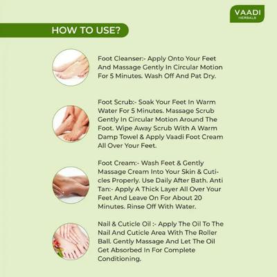 Vaadi Herbals Soothing & Relaxing Pedicure-Manicure Spa Kit 135gm - Manicure & Pedicure Kits