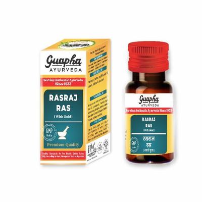 Guapha Ayurveda Rasraj Ras (with Gold) Tablet 50's - Speciality Medicines