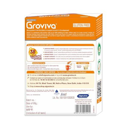 Groviva New & Improved Age 2+ Child Nutrition Supplement Powder Refill Pack - Chocolate Flavour 400 g - Kids Nutrition