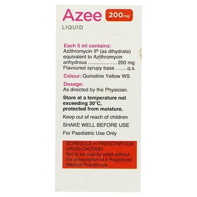 Azee 200mg Peppermint Flavour Dry Syrup 15ml - Bacterial Infections-Mac