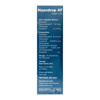 NAZODROP AF Nasal Spray 70md - Nasal Congestion-Nas