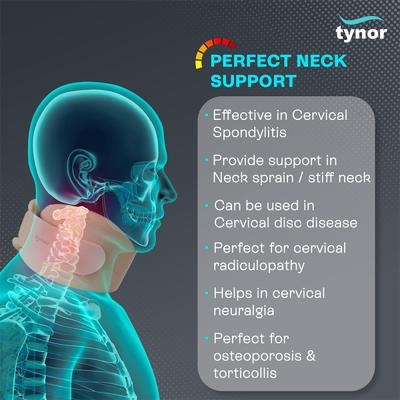 Tynor Cervical Collar Soft (L) (B 07) - Neck/Shoulder Supports