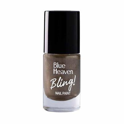 Blue Heaven Bling Nailpaint 705 (Bronze Stardust) 8 ml - Nail Polish