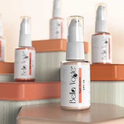 Bella Voste Liquid Foundation with SPF15 - Caramel (06) 30 ml - Foundation