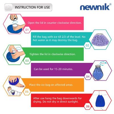 Newnik Cool Pack/Ice Bag (IC900) - Blue - Hot Pack/Ice Bag