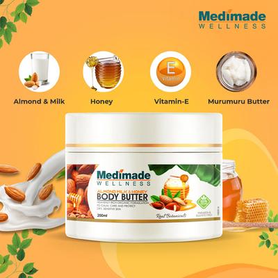 Medimade Almond & Honey Body Butter (Pack of 2) 1's - Body Butter