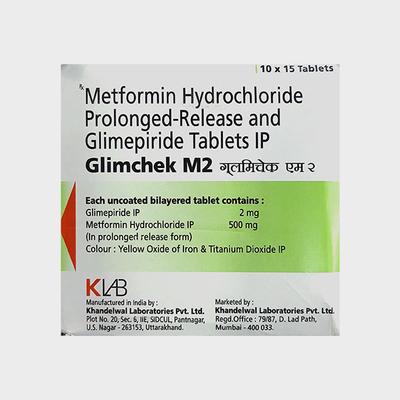 GLIMCHEK M2 Tablet 15's - Diabetes-Ant