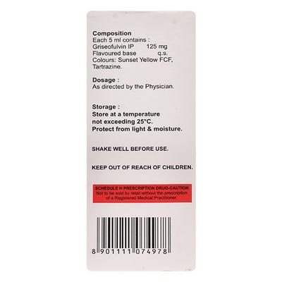 ZORBAX 125 Suspension 120ml - Fungal Infections-Anf