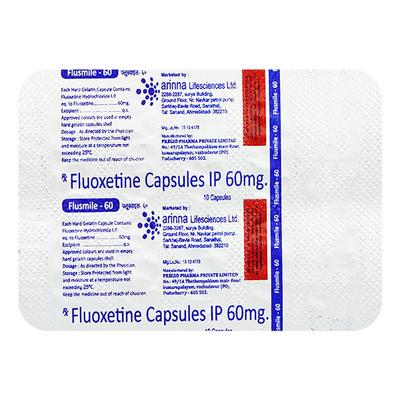 FLUSMILE 60mg Capsule 10's - Depression-Ant