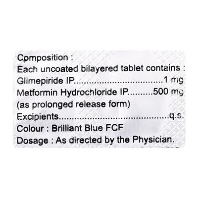 Glimisave M1 Tablet 15'S - Diabetes-Ant