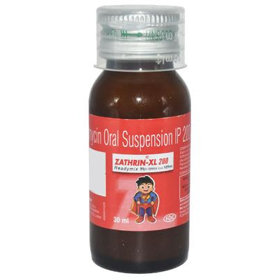 ZATHRIN XL 200 READYMIX Oral Suspension 30ml - Bacterial Infections-Mac