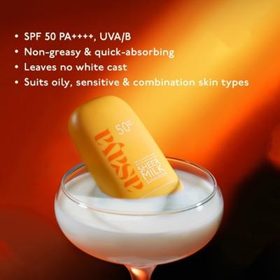 Asaya Sheer Milk Fluid Sunscreen SPF 50 PA++++ 50 ml - Face Sunscreen