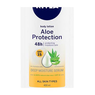 Nivea Aloe Protection SPF 15 Body Lotion 400 ml - Lotions & Creams