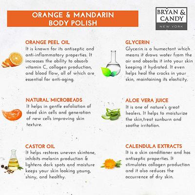 Bryan & Candy Orange Polish 200 gm - Scrubs & Exfoliants