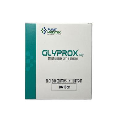 Glyprox Sterile Collagen Sheet in Dry Form (Pack of 10 x 10 cm 5's) - Cotton Wool & Swabs
