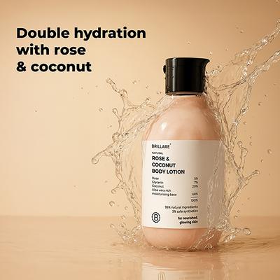 Brillare Rose & Coconut Body Lotion 200 ml - Lotions & Creams