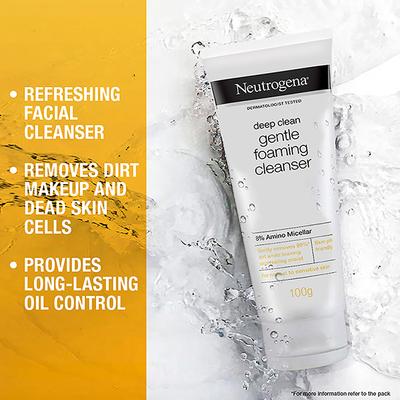 Neutrogena Deep Clean Foaming Cleanser 100 Ml (N) - Scrubs & Exfoliants