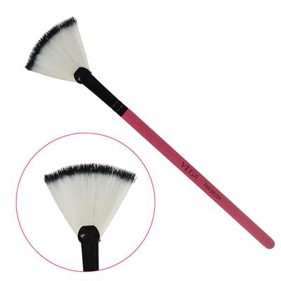 Vega Fan Brush (MBP - 13) Color - Pink 1's - Face Brush
