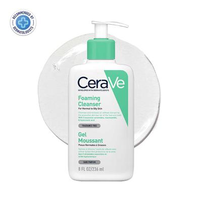 CeraVe Foaming Cleanser For Normal To Oily Skin 236 ml - Face Wash & Cleansers