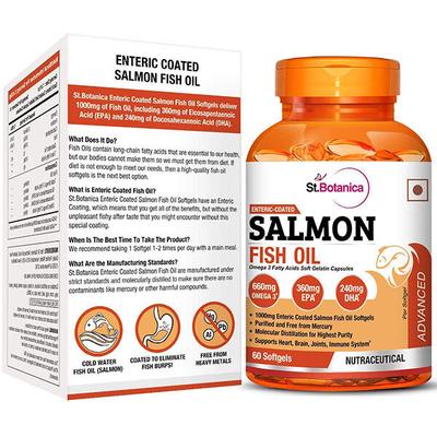 St.Botanica Enteric Coated Salmon Fish Oil Advanced Softgel 60's - Face Washes