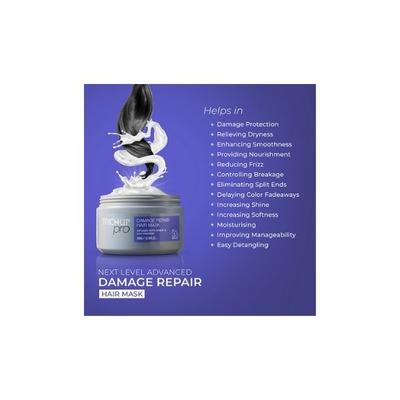 Trichup Pro Damage Repair Hair Mask for Dry Frizzy Hair, Improves Strength and Manageability 200 ml - Hair Masks & Packs