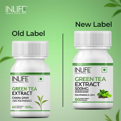 Inlife Green Tea Extract 500 mg 60's - Weight Loss