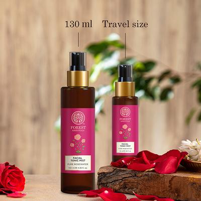 Forest Essentials Facial Tonic Mist Pure Rosewater and Fragrant 50ml - Toners