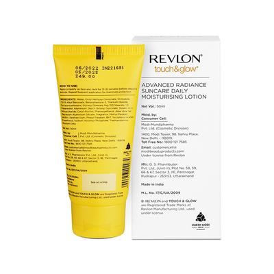Revlon Touch & Glow Advanced Radiance Sun Care Daily Moisturizing Lotion SPF 30 50ml - Face Sunscreen