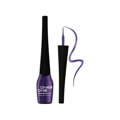 One On One Waterproof Eyeliner - Purple 5 ml - Eyeliners