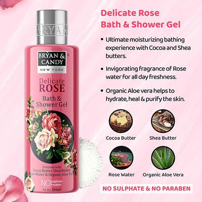 Bryan & Candy Rose Kit 500ml 4's - Creams/Oils/Lotions