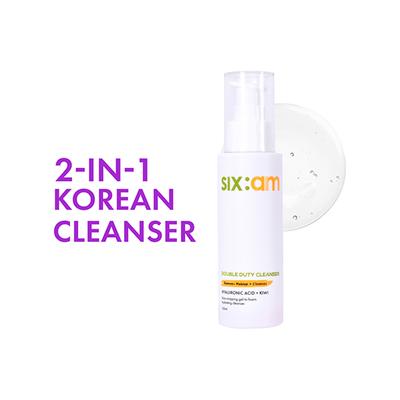 Sixam Glow Double Duty Cleanser, Gel To Foam Brightening Cleanser 100 ml - Face Wash & Cleansers