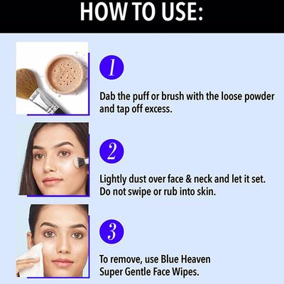 Blue Heaven Flawless Finishing Powder- Natural 20 gm - Compact Powder