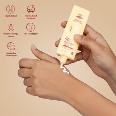 Dr.Willmar Schwabe B&T Nourish Collection Spf 50+ PA+++ UVA & UVB Sunscreen For All Skin Types 50 ml - Personal Care (Ayush)
