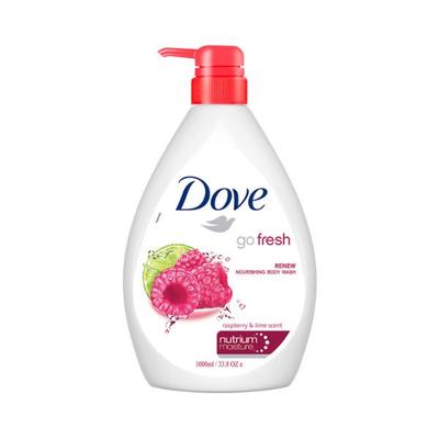 Dove Renewing Raspberry Body Wash with Lime for Renewed Skin Refreshing Scent 1000 ml - Shower Gels & Body Wash
