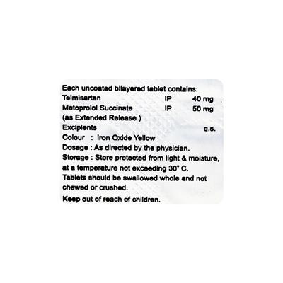 TELBRIT MT 50mg Tablet 10's - Hypertension-Ana