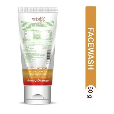 Patanjali Face Wash - Honey Orange 60 gm - Face Wash & Cleansers